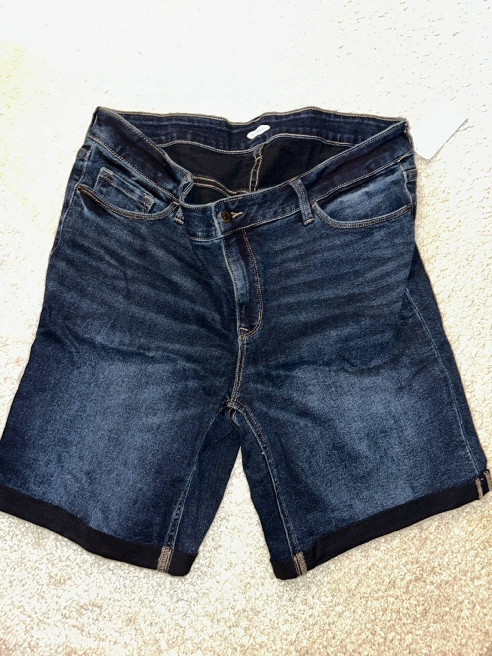 Old Navy Dark Blue Denim Jean Shorts for women